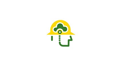 Icône d'un casque de sécurité