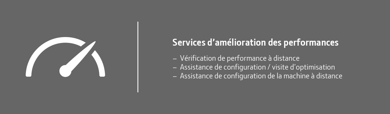 Services d’amélioration des performances