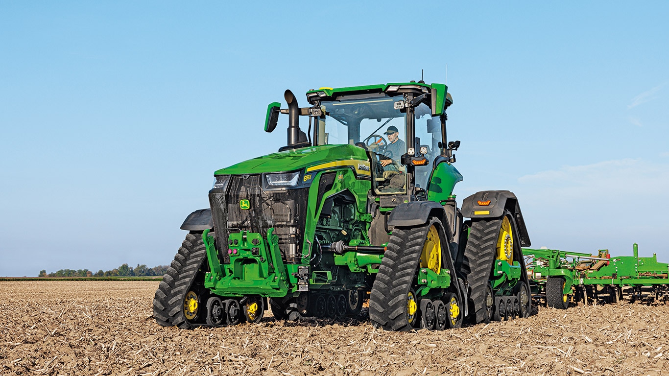 Tracteurs uniques 8RX à 4&nbsp;chenilles