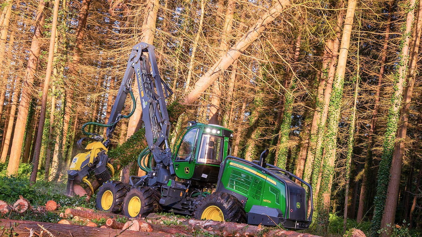 John Deere 1470G avec H219